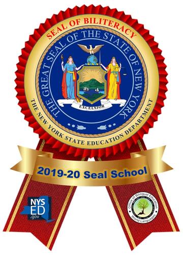 Značka NYS Seal of Biliteracy 2019-2020