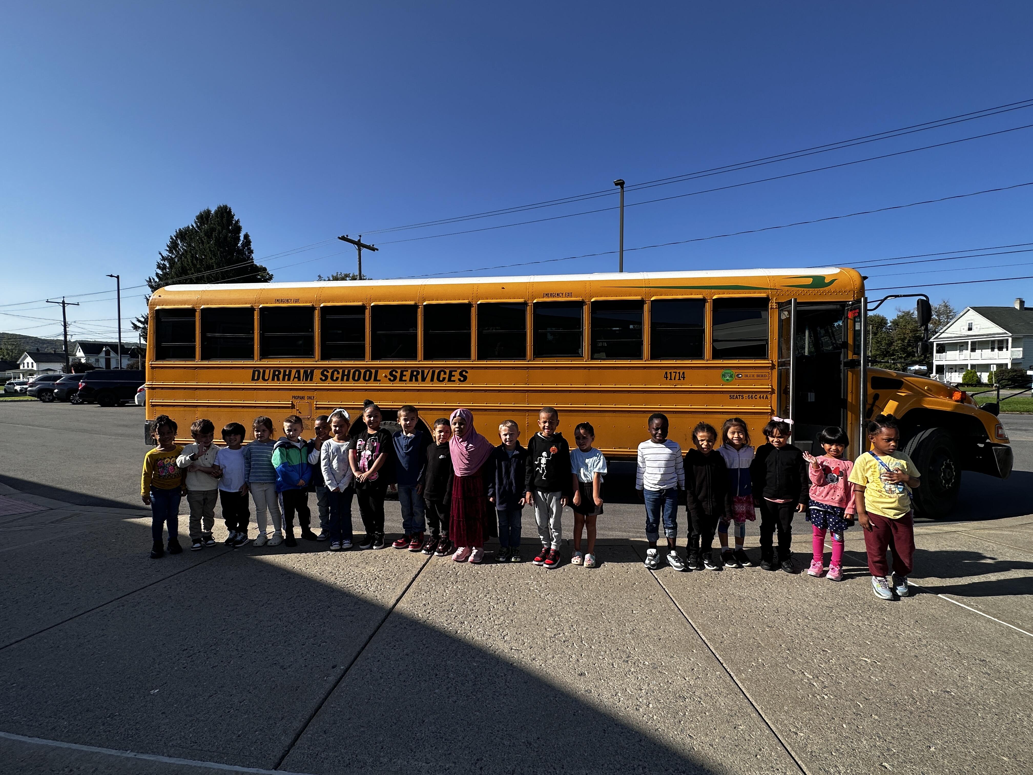 Učenici tokom treninga autobusa u Albany školi!